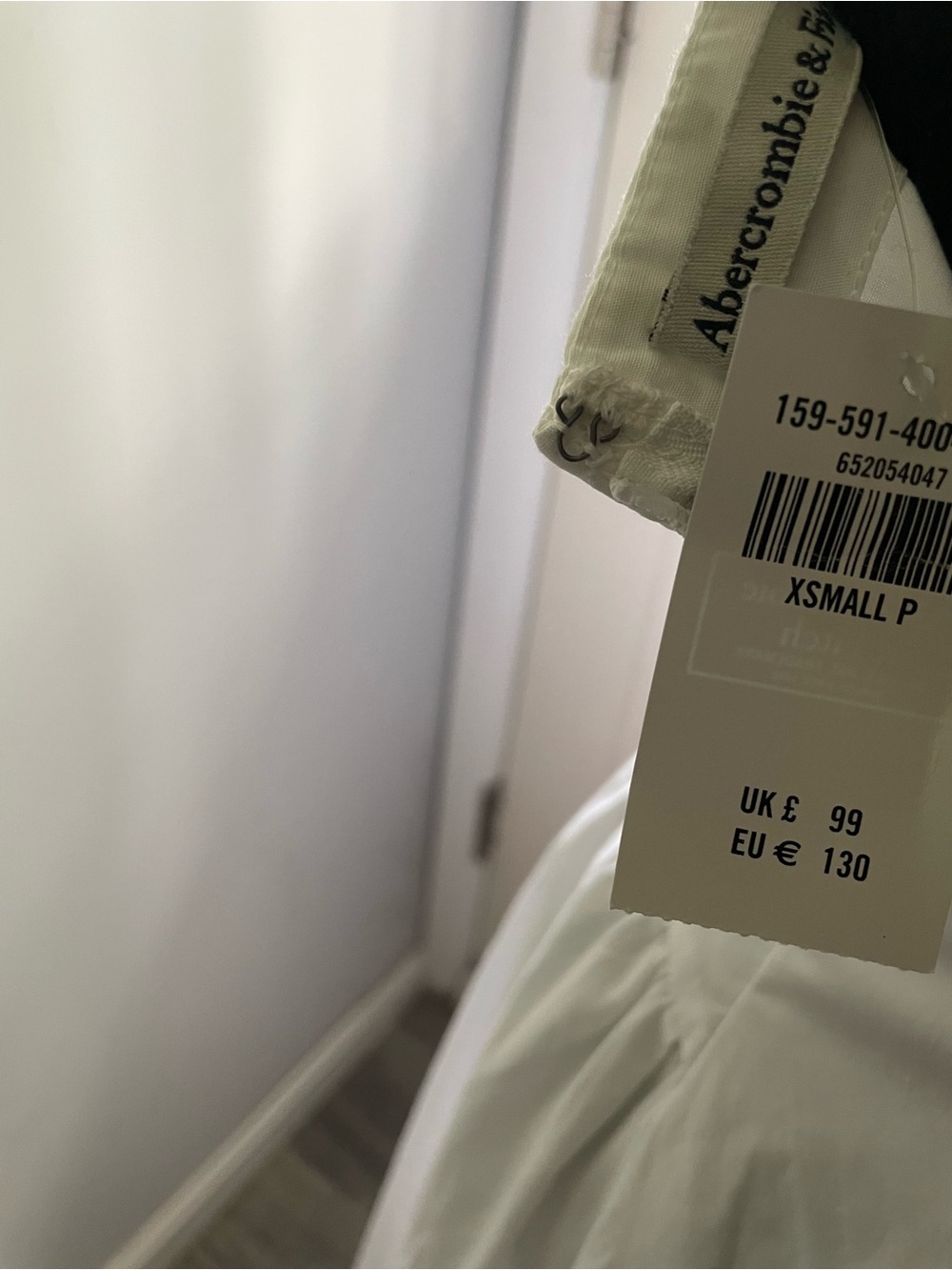 Brand new with tag Abercrombie & Fitch White Strappy Maxi Corset Dress - Picture 8 of 10